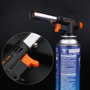 가스토치 자동점화 원터치 토치 라이터 캠핑 부탄 주방 빠른점화 휴대용