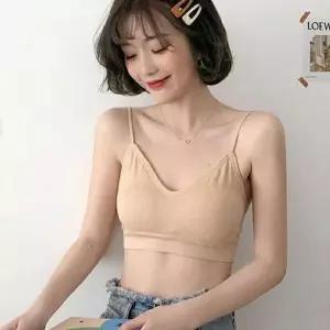 [오노마] ONM 여자 여름 이너웨어 데일리 스킨 캡 나시 티셔츠 코디