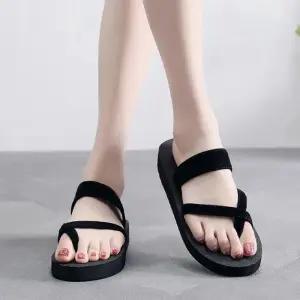 [오노마] ONM 플랫 여성 여름 샌들 슬리퍼 쪼리 발편한 해변 신발