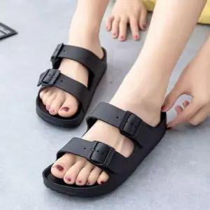 [오노마] ONM 데일리 모던 스타일 시원한 여성용 버클 슬리퍼