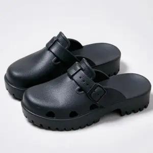 [오노마] ONM 구멍 포인트 통기성 좋은 여성용 버클 슬리퍼