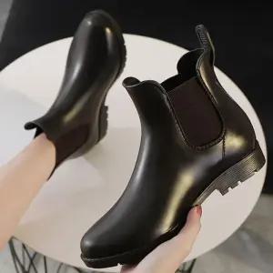 [오노마] ONM 여성 3컬러 모던 첼시부츠 디자인 레인부츠 장마 장화