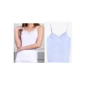 [라일리의류] Rly 트라이 브이넥 레이스 여성 끈나시