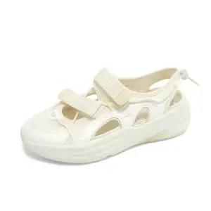 아디다스 오즈웨이브 여성 남성 공용 샌들 슬리퍼 오프 화이트 JS4577