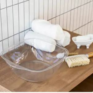 투명 세숫 목욕 사각 대야 다라이 물바가지 양동이 화장실대야