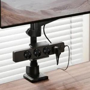 엔산마운트 PM-H01 멀티탭 홀더 파워스트립 폴마운트 기둥형 기둥용