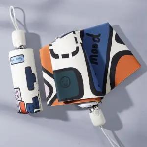 튼튼한우산 테트리스 3단 자동 암막 우양산 학생우산