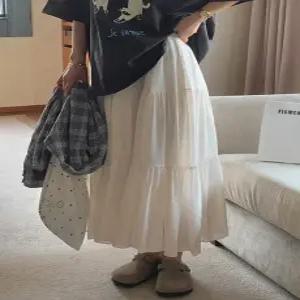 폴링 라이트 밴딩 롱 스커트 (2 color)