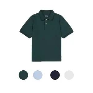 [롯데백화점]탑텐키즈 MKF2TT3001 공용) 쿨에어 코튼 피케 카라 반팔티