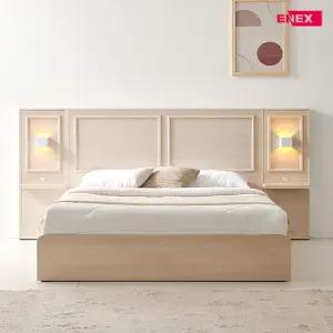 프렌치 호텔형 서랍수납 침대+호텔식 투인스 매트리스 K (패널 미포함)