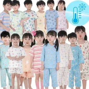 아동복 7부 반팔 상하세트 실내복 주니어 잠옷 내의 봄 여름 가을 반바지 홈웨어 파자마 남아 여아 어린이날선물 어린이집