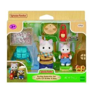 실바니안패밀리 탐험을 떠나는 라떼 고양이 남매 피규어세트 5763