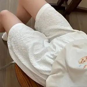 여성 여름 편하고 시원한 잠옷 반바지 홈웨어 파스텔 (HSJ-WFAAAE2)