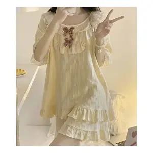 촤르르 큐티 프릴 리본장식 러블리 여름 홈웨어 잠옷 (HSJ-WFA8519)