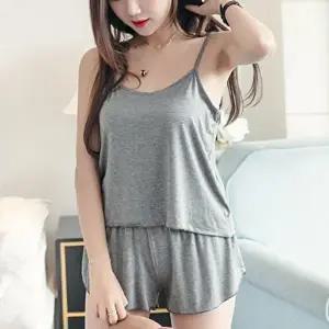 여성 홈웨어 나시 반바지 세트 S07 (HSJ-WFHECFA)