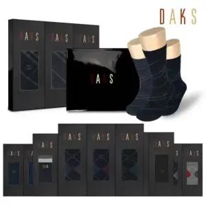 [정품] 닥스 ACC 남자 중목 장목 양말 3족 선물세트 12종 택 1 {균일가 딜}