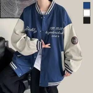 항공 오버핏 캐주얼 남성 야구 점퍼