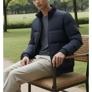리부 LYVOO 남자경량패딩 남자패딩 항공점퍼 남자자켓 블루종자켓 남성자켓 잠바 점퍼HJ 블랙 4XL