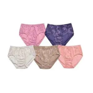 순면 플로럴 데일리 맥시 여성 삼각팬티 5매입 여성삼각팬티