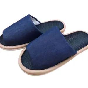 인기상품 매쉬 데님 거실화 1P 여성 사무실 실내 슬리퍼 [W6EF7EC_260408]