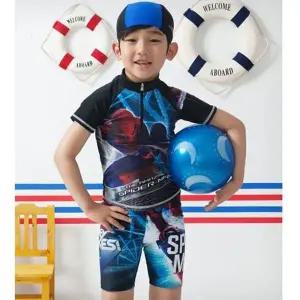 스파이더맨 DKK574M1 남아 수영복 세트 수 래쉬가드 3P BJ