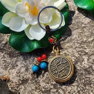 행운키링 스피너키홀더 돈들어오는 황동 키링 엽전 재