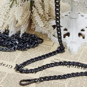 핸드백 스트랩 체인 120cm 장식 블랙