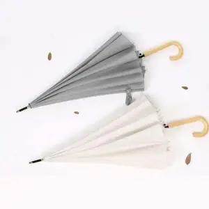 5컬러 자동장우산 16살대 장우산 폰지 무지 여성장우