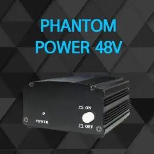 48V 공급 콘덴서 마이크증폭 팬텀파워 마이크 전원