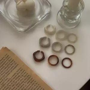 3개세트 호마이카 마블 반지세트 오프닝