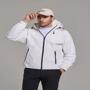 고프코어 바스락 스트링 후드 바람막이 점퍼 골프 테니스복