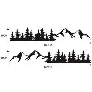 [하프클럽/]자동차장식스티커 카라반 꾸미기 데칼 180x31cm