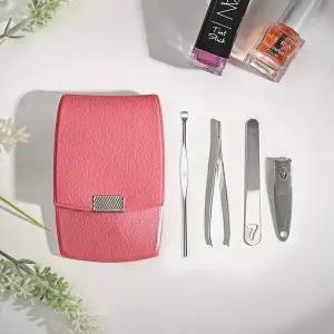 TBZ 휴대용 네일케어 손톱깎이 핑크파우치 손발톱관리