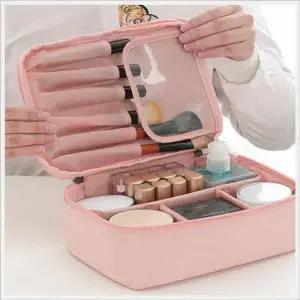 WL 고급 대용량 속옷 언더웨어 화장품 보관 파우치 가방