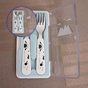 쌍문상회 지금 필요한 어린이숟가락포크세트 유아 스텐 304 스푼 1P 이유식