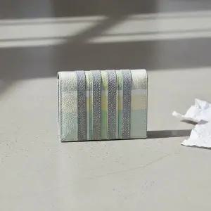 여성 아플리케 마드라스 체크 카드지갑 MAW218A L0041 340