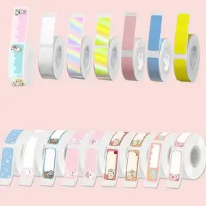 1롤 Q30 D30 D32 D35 접착 라벨 메이커 용지 이름표 스티커 열전사 티켓 셀프컷 태그 노트 Q32 Q35용