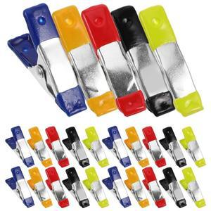 25pcs 작은 메탈 스프링 클립 클램프 고강도 세트 공예 및 목공 프로젝트 홈 DIY