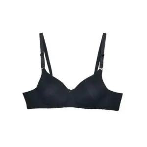 인견 심플 노와이어 몰드 A컵 브라 - 블랙 속옷 A컵 노와이어
