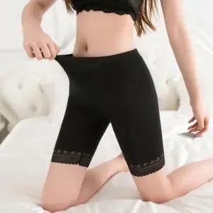 여성 부드러운 5부 속바지 1P 레이스 스판 이너 팬츠 여성속바지 여자속바지 5부속바지