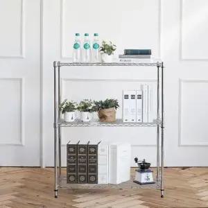 진열장 리빙메탈랙선반 900 3단(하판)