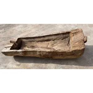 소여물통 화분 여물통 정원 발코니 마당 통나무 원목 빈티지