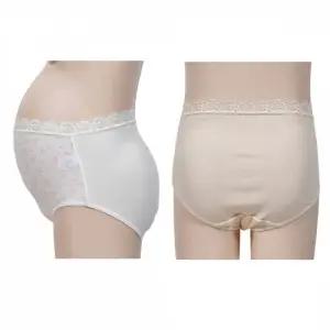 트라이 레이스밴드 골지 면스판 임부팬티