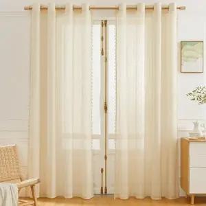 레이스커튼 햇살데코 태슬 레이스 커튼 긴 베란다 문가리개 260cm 크로셰커튼