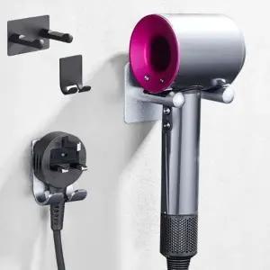 거치대 세트 2종 욕실 알루미늄 드라이기