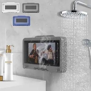 거치대 회전형 핸드폰 홀더 욕실용 방수 스마트폰