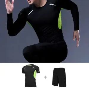 [하프클럽/]남자 짐웨어 반팔 반바지 세트 운동복 스포츠 웨어