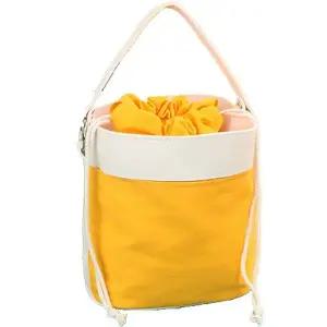 [하프클럽/]데일리 복주머니 가방 소형 크로스 메신저백 옐로우