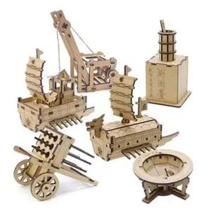 3D나무퍼즐 RHP787T4 조선과학 6종 형조립 만들기 수업