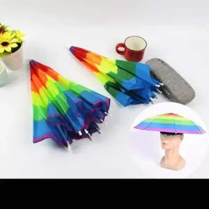 햇빛 차단 낚시용 그늘 모자 우산 겸용